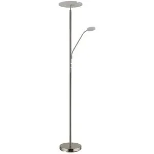 Globo Lighting Deckenfluter   ¦ silber ¦ Maße (cm): H: 180  Ø: 30