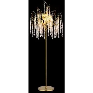 Globo Lighting Stehleuchte   ¦ gold ¦ Maße (cm): H: 165  Ø: 55