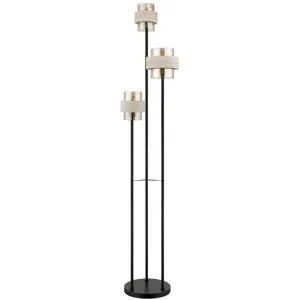 Globo Lighting Stehleuchte   ¦ schwarz ¦ Maße (cm): H: 167  Ø: 34