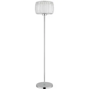 Globo Lighting Stehleuchte   ¦ silber ¦ Maße (cm): H: 150  Ø: 32.5