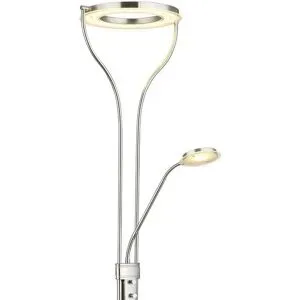 Globo Lighting Deckenfluter   ¦ silber ¦ Maße (cm): B: 30 H: 194