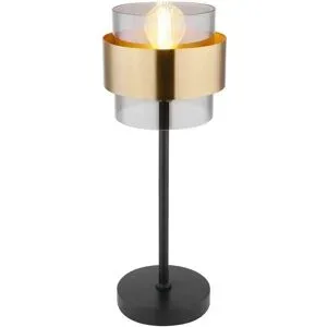 Globo Lighting Tischleuchte   ¦ schwarz ¦ Maße (cm): H: 47  Ø: 18