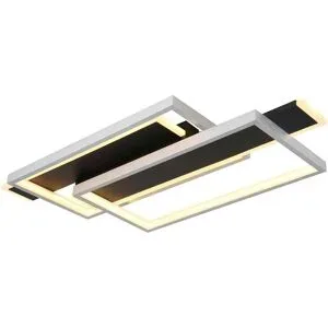 Globo Lighting Deckenleuchte   ¦ schwarz ¦ Maße (cm): B: 27 H: 8,2
