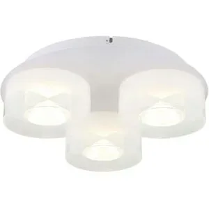Globo Lighting Deckenleuchte   ¦ weiß ¦ Maße (cm): H: 11,5  Ø: 38