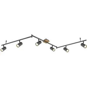 Globo Lighting Strahler   ¦ grau ¦ Maße (cm): B: 10 H: 18,5
