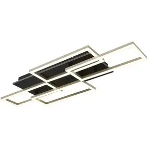 Globo Lighting Deckenleuchte   ¦ schwarz ¦ Maße (cm): B: 32,5 H: 7,5