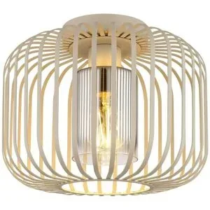 Globo Lighting Deckenleuchte   ¦ braun ¦ Maße (cm): H: 23  Ø: 28
