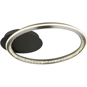 Globo Lighting Deckenleuchte   ¦ grau ¦ Maße (cm): B: 50 H: 8