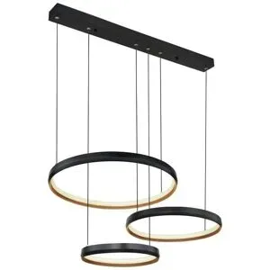 Globo Lighting Hängeleuchte   ¦ schwarz ¦ Maße (cm): B: 50,3 H: 150