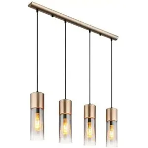 Globo Lighting Hängeleuchte   ¦ braun ¦ Maße (cm): B: 9 H: 156