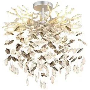 Globo Lighting Deckenleuchte   ¦ grau ¦ Maße (cm): H: 54  Ø: 50