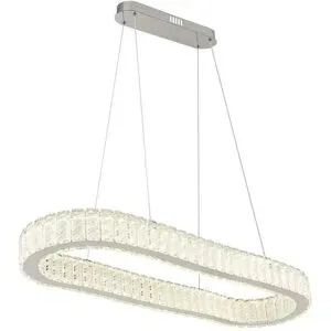 Globo Lighting Hängeleuchte   ¦ silber ¦ Maße (cm): B: 31 H: 120