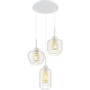 Globo Lighting Hängeleuchte   ¦ weiß ¦ Maße (cm): H: 120  Ø: 37.5