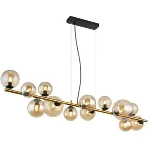 Globo Lighting Hängeleuchte   ¦ schwarz ¦ Maße (cm): B: 34,5 H: 120