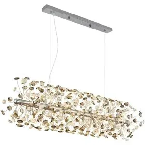 Globo Lighting Luster   ¦ silber ¦ Maße (cm): B: 30 H: 150