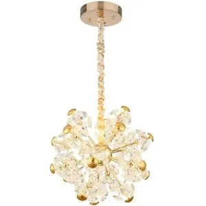Globo Lighting Hängeleuchte   ¦ gold ¦ Maße (cm): H: 125  Ø: 50