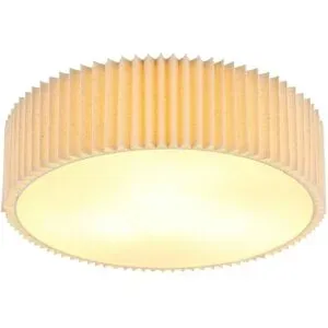 Globo Lighting Deckenleuchte   ¦ weiß ¦ Maße (cm): H: 13  Ø: 43