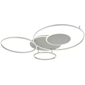 Globo Lighting Deckenleuchte   ¦ grau ¦ Maße (cm): B: 86,4 H: 13