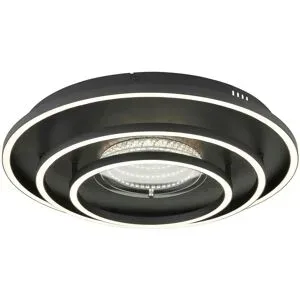 Globo Lighting Deckenleuchte   ¦ schwarz ¦ Maße (cm): H: 10,8  Ø: 51.1