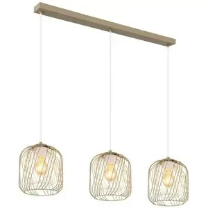 Globo Lighting Hängeleuchte   ¦ braun ¦ Maße (cm): B: 18 H: 150