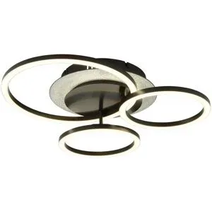 Globo Lighting Deckenleuchte   ¦ schwarz ¦ Maße (cm): B: 42 H: 11,5