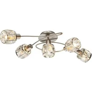 Globo Lighting Deckenleuchte   ¦ silber ¦ Maße (cm): B: 36 H: 21