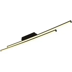 Globo Lighting Deckenleuchte   ¦ schwarz ¦ Maße (cm): B: 6 H: 6,6