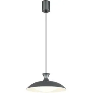 Globo Lighting Hängeleuchte   ¦ grau ¦ Maße (cm): H: 150  Ø: 40