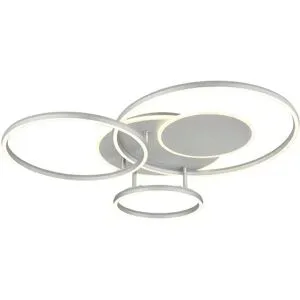 Globo Lighting Deckenleuchte   ¦ grau ¦ Maße (cm): B: 70 H: 13