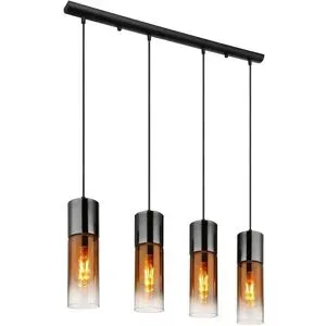 Globo Lighting Hängeleuchte   ¦ schwarz ¦ Maße (cm): B: 9 H: 156