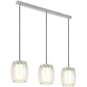 Globo Lighting Hängeleuchte   ¦ silber ¦ Maße (cm): B: 18 H: 120