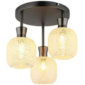 Globo Lighting Deckenleuchte   ¦ schwarz ¦ Maße (cm): H: 30,5  Ø: 33