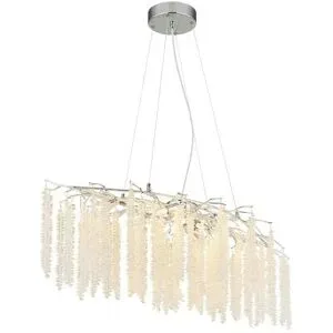 Globo Lighting Luster   ¦ silber ¦ Maße (cm): B: 40 H: 120