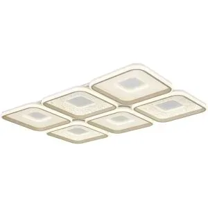 Globo Lighting Deckenleuchte   ¦ weiß ¦ Maße (cm): B: 67 H: 7,8