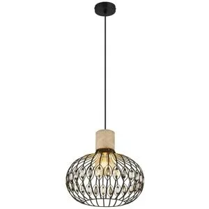 Globo Lighting Hängeleuchte   ¦ schwarz ¦ Maße (cm): H: 150  Ø: 38