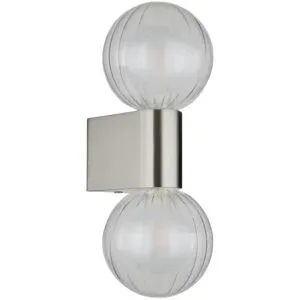 Globo Lighting Wandleuchte   ¦ transparent/klar ¦ Maße (cm): B: 10 H: 26,5