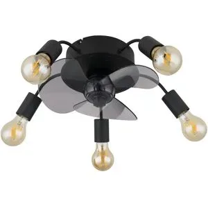 Globo Lighting Deckenventilator   ¦ schwarz ¦ Maße (cm): H: 15  Ø: 42