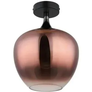 Globo Lighting Deckenleuchte   ¦ schwarz ¦ Maße (cm): H: 31,5  Ø: 24
