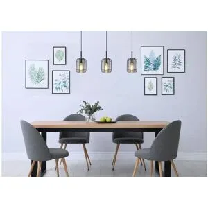 Globo Lighting Hängeleuchte   ¦ schwarz ¦ Maße (cm): B: 13 H: 120