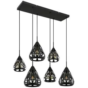 Globo Lighting Hängeleuchte   ¦ schwarz ¦ Maße (cm): B: 43 H: 120