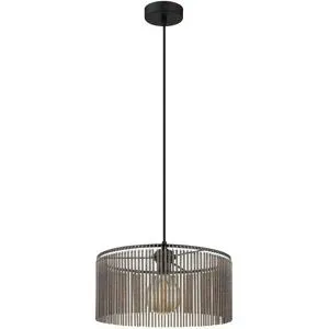Globo Lighting Hängeleuchte   ¦ schwarz ¦ Maße (cm): H: 135  Ø: 35