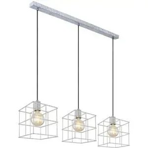 Globo Lighting Hängeleuchte   ¦ silber ¦ Maße (cm): B: 20 H: 129