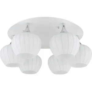 Globo Lighting Deckenleuchte   ¦ weiß ¦ Maße (cm): H: 25,5  Ø: 65