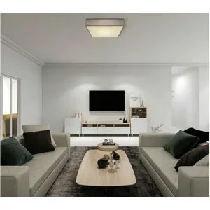 Globo Lighting Deckenleuchte   ¦ weiß ¦ Maße (cm): B: 50 H: 13