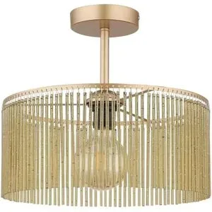Globo Lighting Deckenleuchte   ¦ gold ¦ Maße (cm): H: 32  Ø: 35