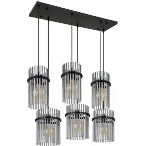 Globo Lighting Hängeleuchte   ¦ schwarz ¦ Maße (cm): B: 35,5 H: 125