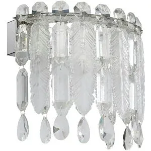 Globo Lighting Wandleuchte   ¦ silber ¦ Maße (cm): B: 28 H: 24,5