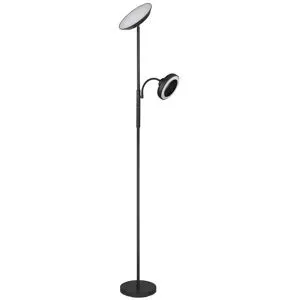 Globo Lighting Deckenfluter   ¦ schwarz ¦ Maße (cm): B: 25 H: 178