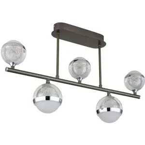 Globo Lighting Deckenleuchte   ¦ silber ¦ Maße (cm): B: 11 H: 37