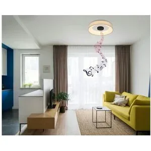 Globo Lighting Deckenleuchte   ¦ weiß ¦ Maße (cm): H: 9,8  Ø: 46.8